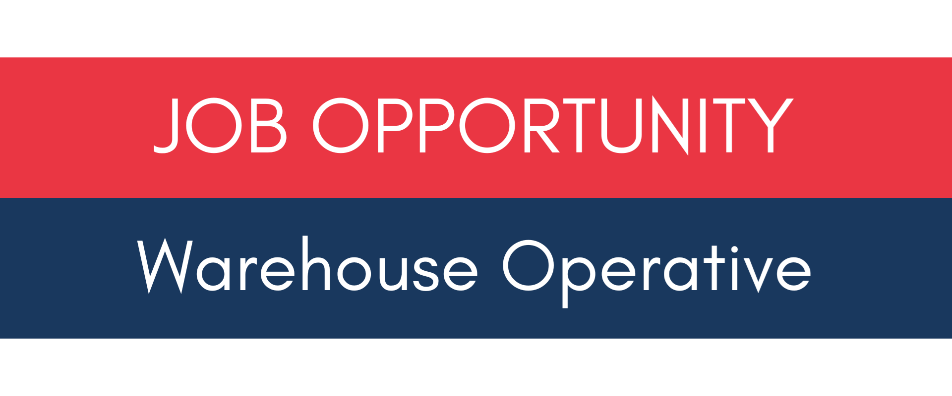 JOB: Warehouse Operative (FLT Driver)