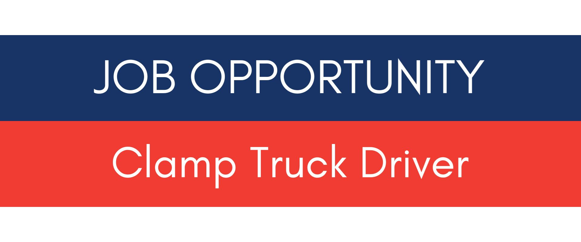 JOB: Clamp Truck Driver