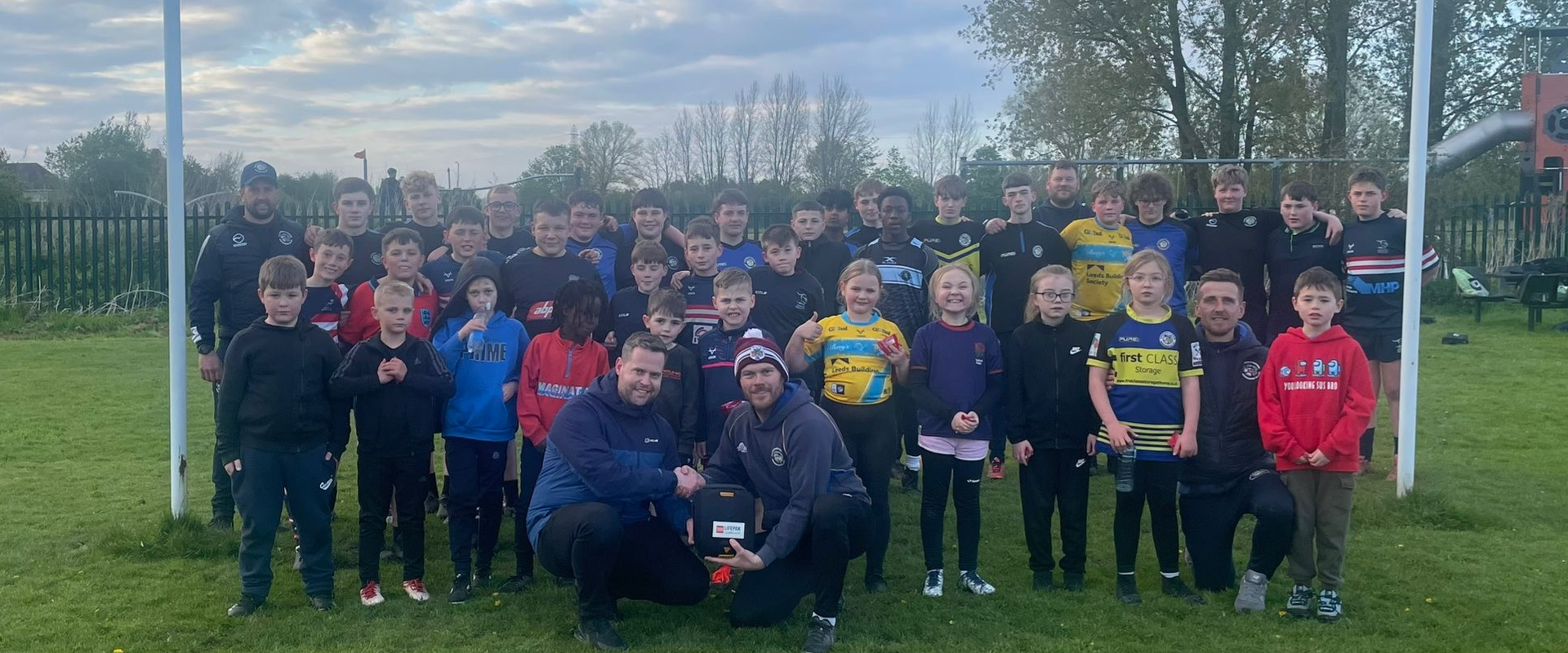 CorrBoard Donates Defibrillator to Sports Club