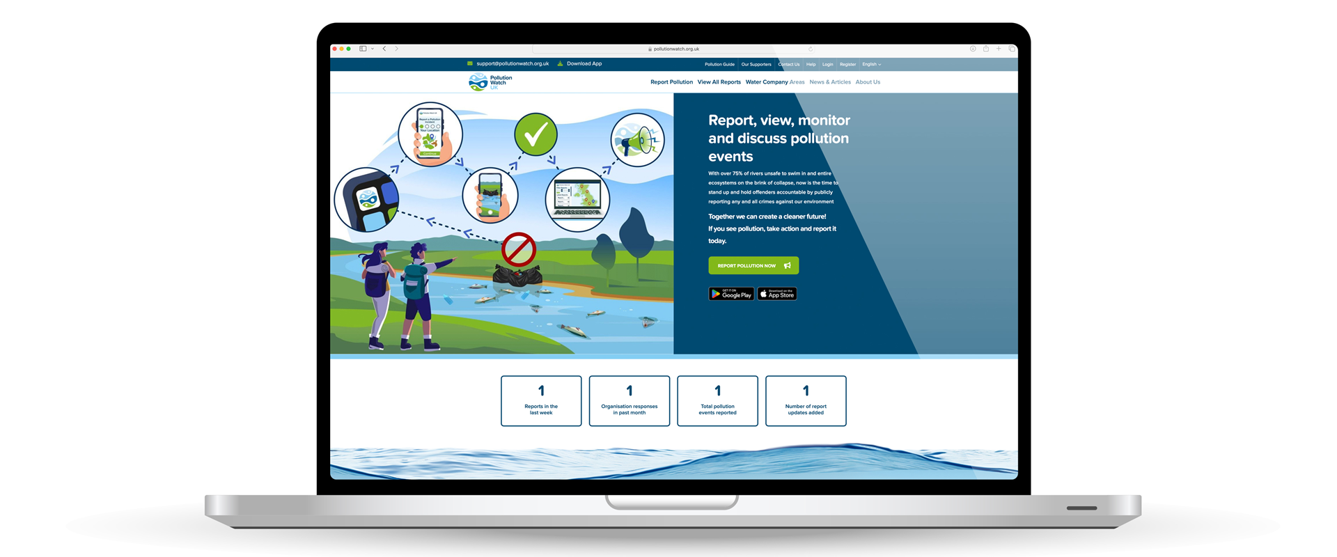 Pollution Watch is Set to Make a Splash