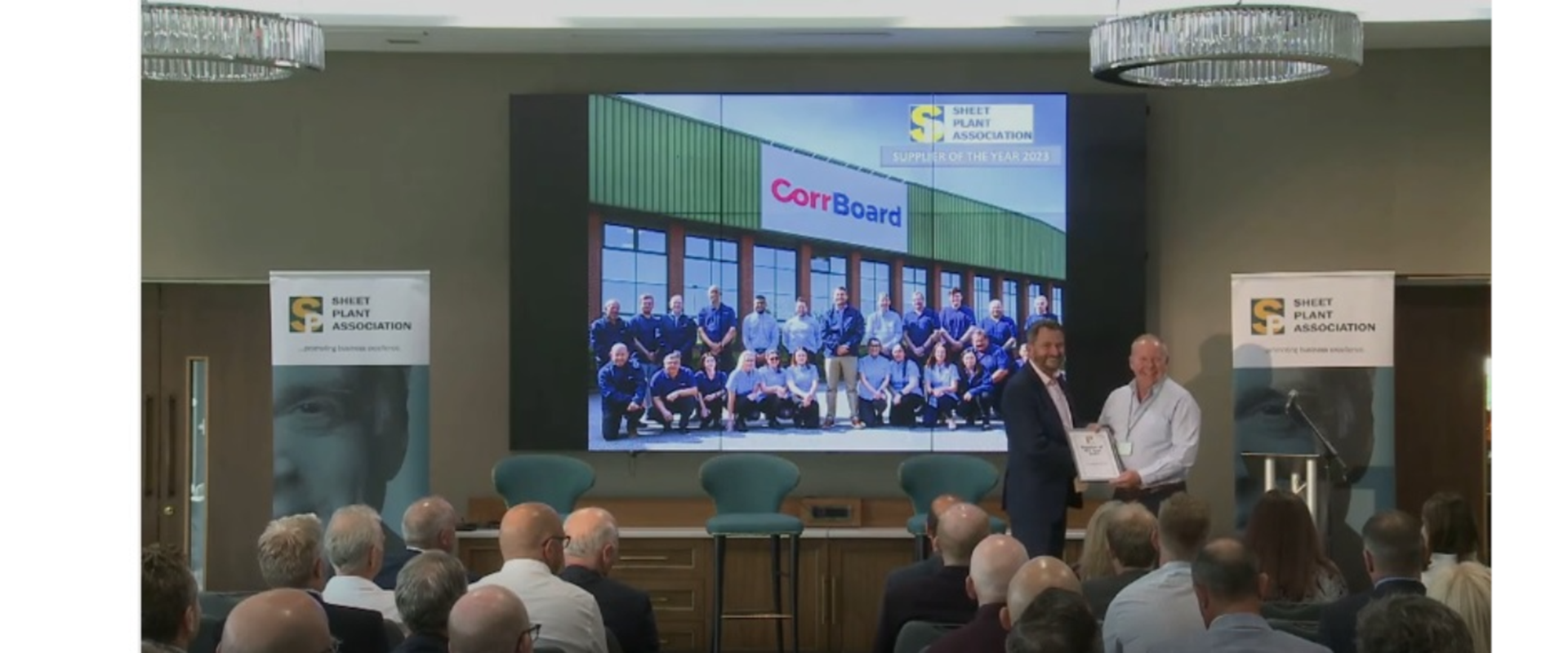 CorrBoard Voted Supplier of the Year at Sheet Plant Association Conference